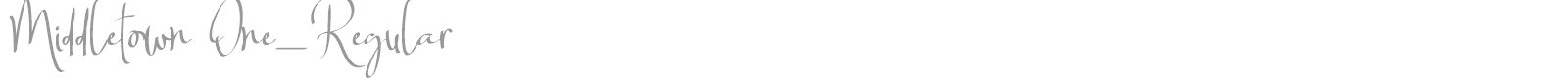 Middletown font preview